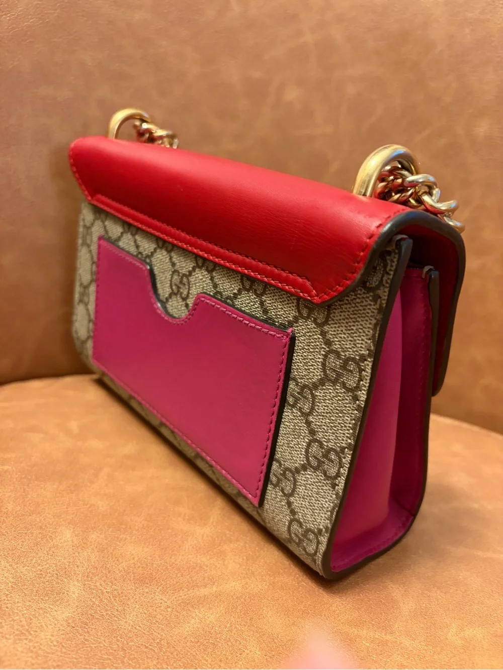 ❤️ Gucci Padlock Small GG Supreme Shoulder Bag